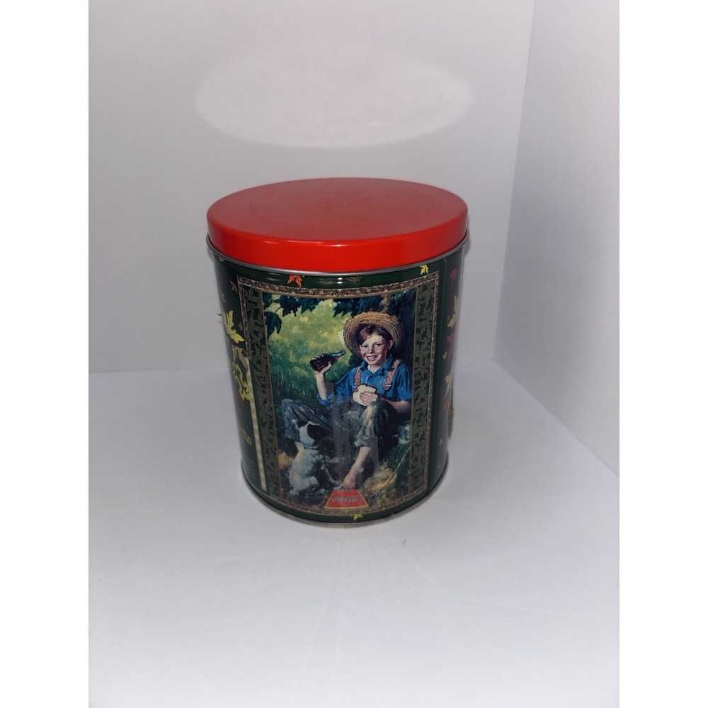 Vintage 1998 Coca-Cola Collector's Tin 200 Piece Norman‎ Rockwell Puzzle NEW